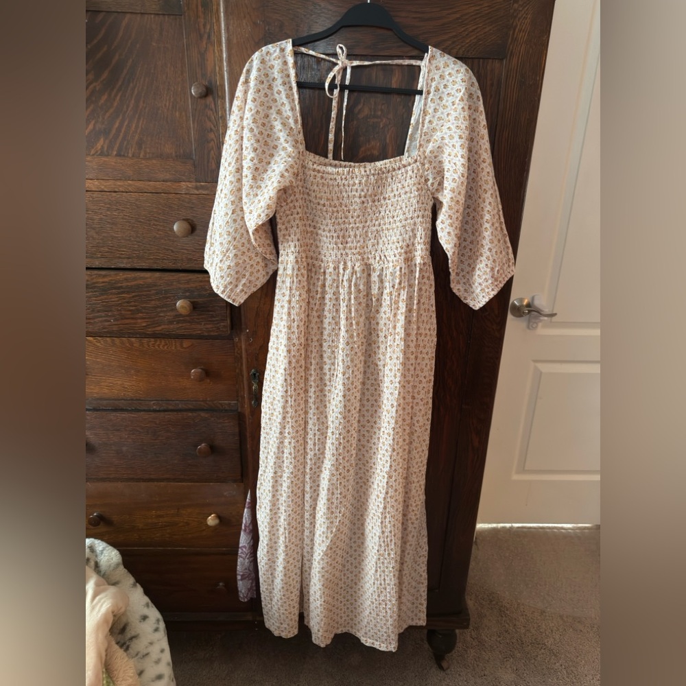 Wares by Ollie Ella Dress Small Floral Maxi
